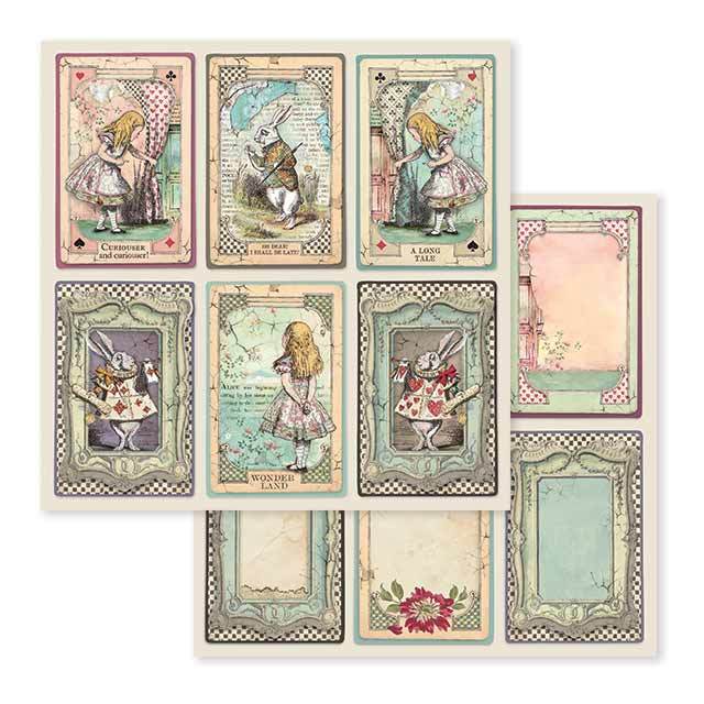 Stamperia ALICE 12"X12" Paper Pad Scrapbooksrus