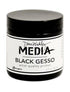 Ranger Dina Wakley Media BLACK GESSO Primer 4oz Scrapbooksrus