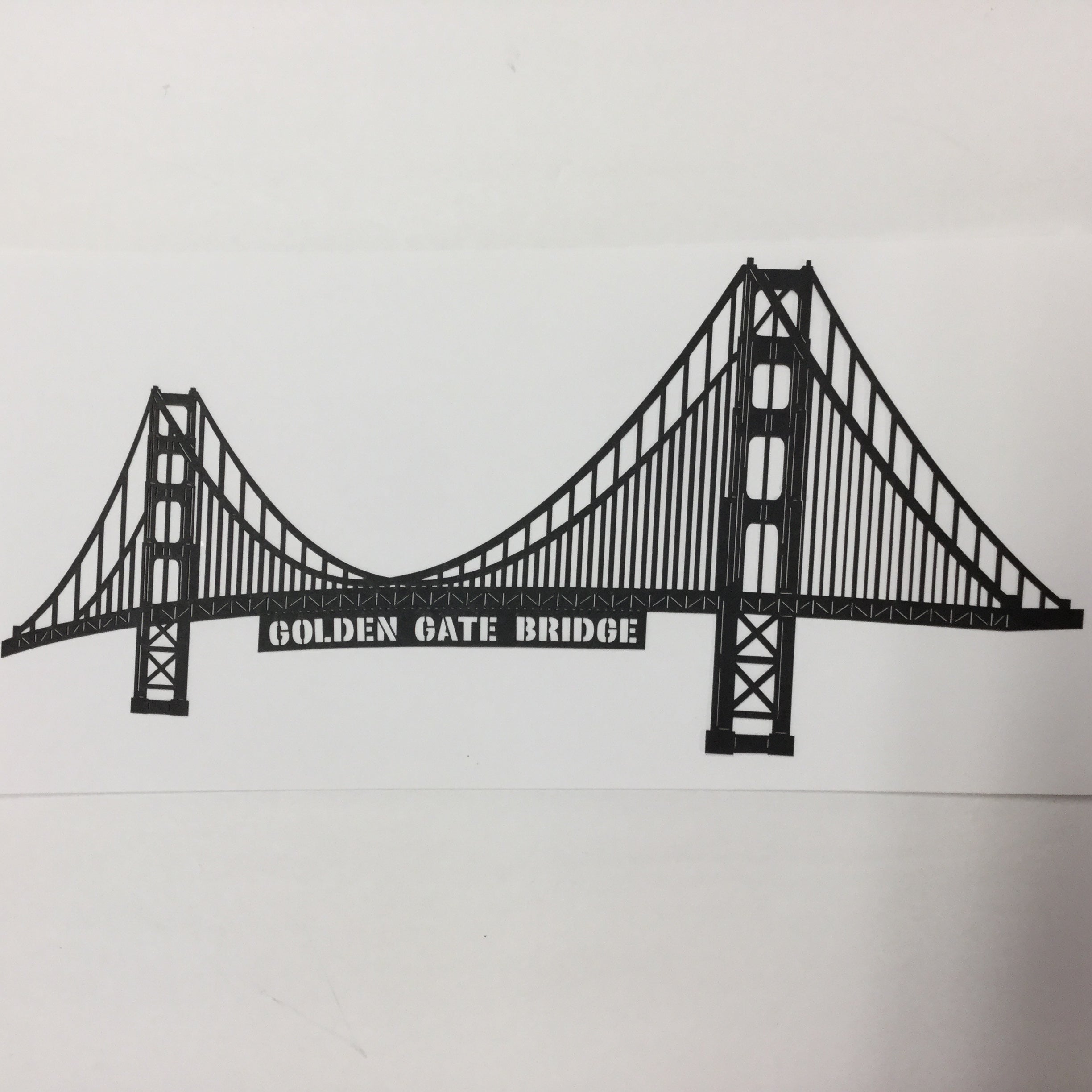 GOLDEN GATE BRIDGE Travel Laser Cut 1pc Scrapbooksrus