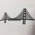 GOLDEN GATE BRIDGE Travel Laser Cut 1pc Scrapbooksrus