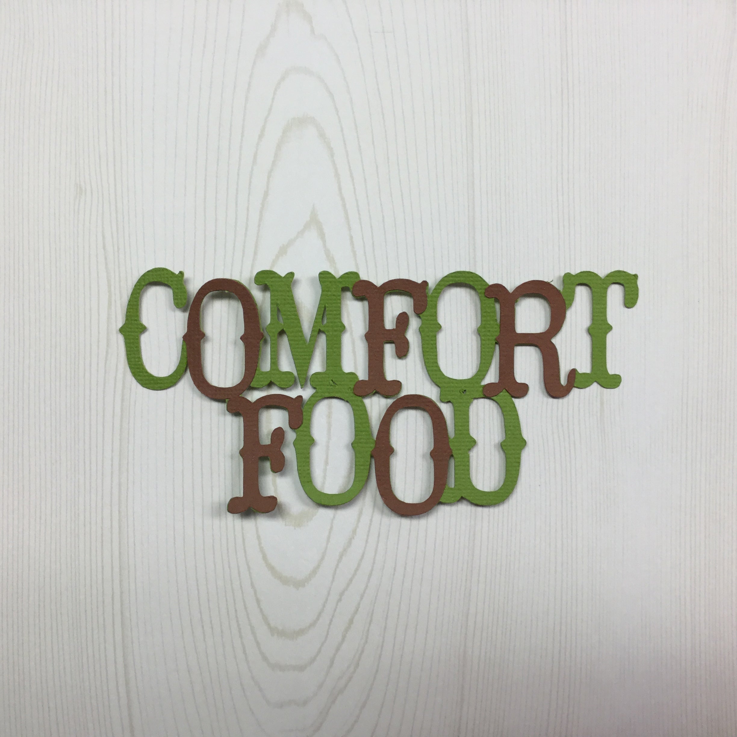 COMFORT FOOD Scrapbook Die Cuts Scrapbooksrus