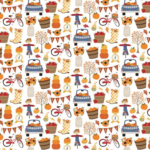 Echo Park Fall FALL HARVEST 12"x12" Scrapbook Paper Scrapbooksrus