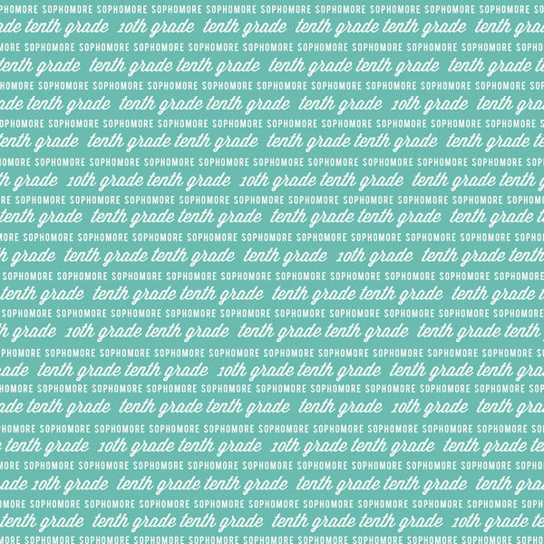 SCHOOL YEARS 12"X12" Paper Kît 14pc Scrapbook Customs