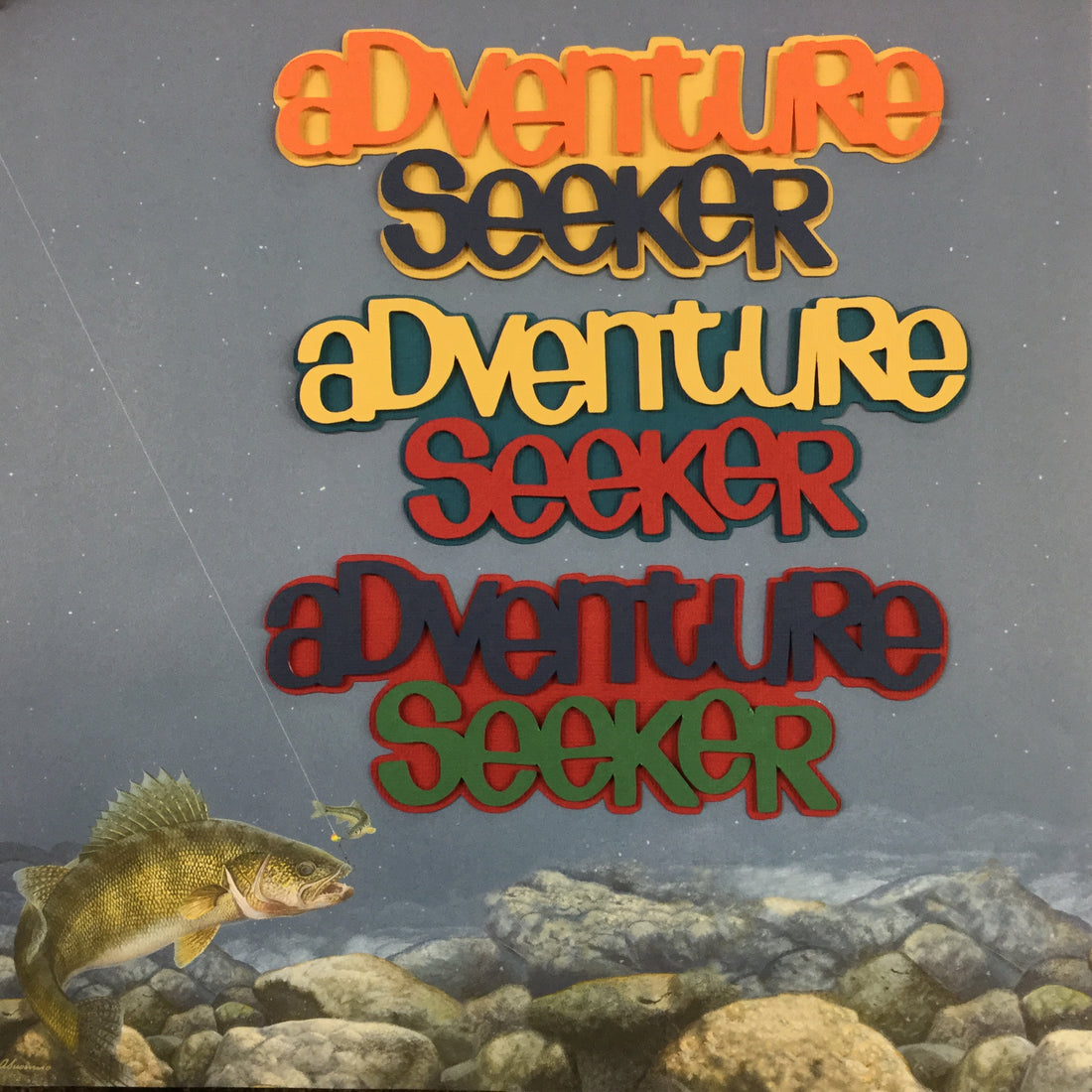 ADVENTURE SEEKER Camp Custom Scrapbook Die Cuts Scrapbooksrus