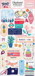 Carta Bella 6"x12" LET’S TRAVEL II Chipboard Phrases Sticker 36 pc Scrapbooksrus