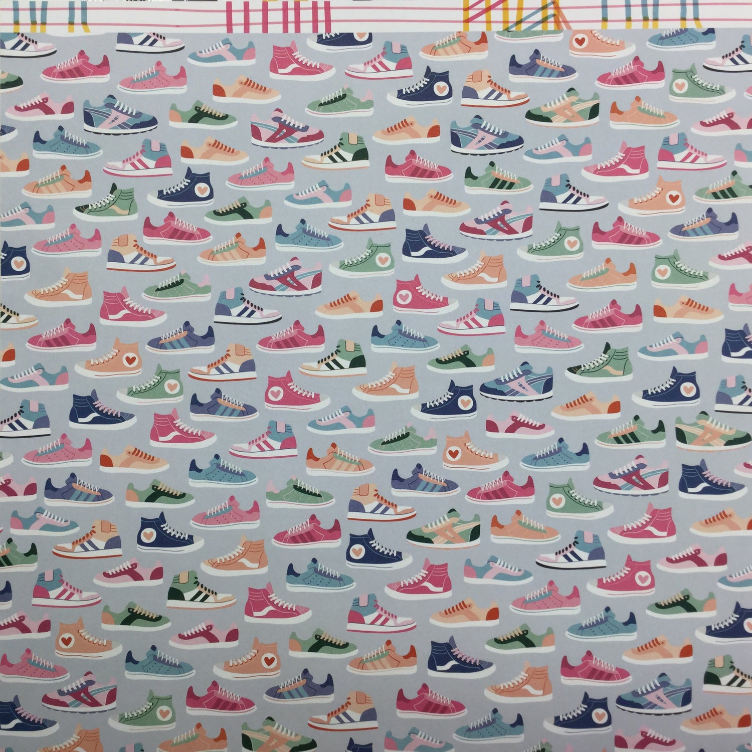 AC Damask Love Grl Pwr SOMETHING FIERCE 12"X12" Paper Scrapbooksrus