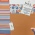 Premade LUCKY STRIPES& CIRCLES (2) 12”X12” Scrapbook Pages Scrapbooksrus