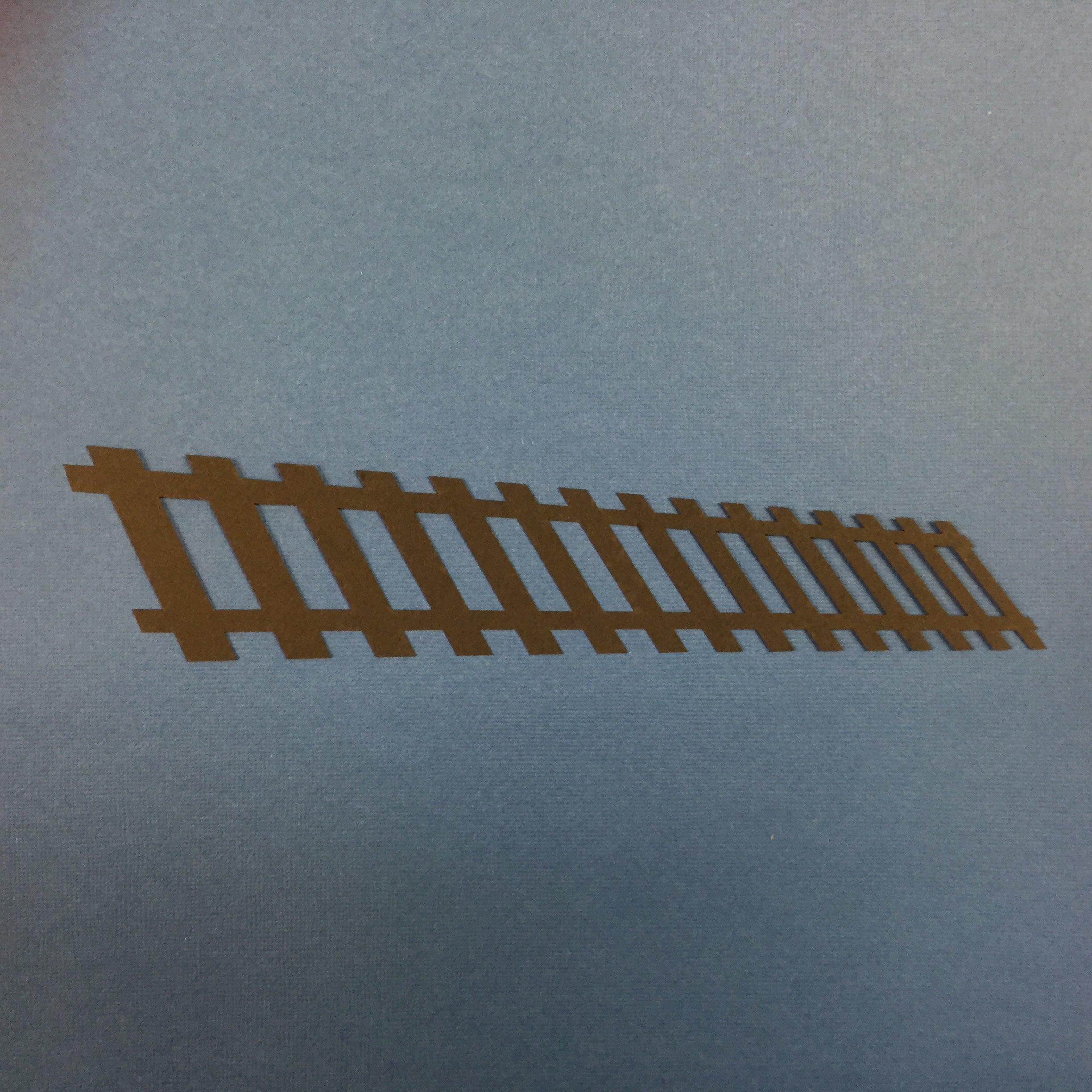 TRAIN TRACKS Custom Scrapbook Die Cut Scrapbooksrus