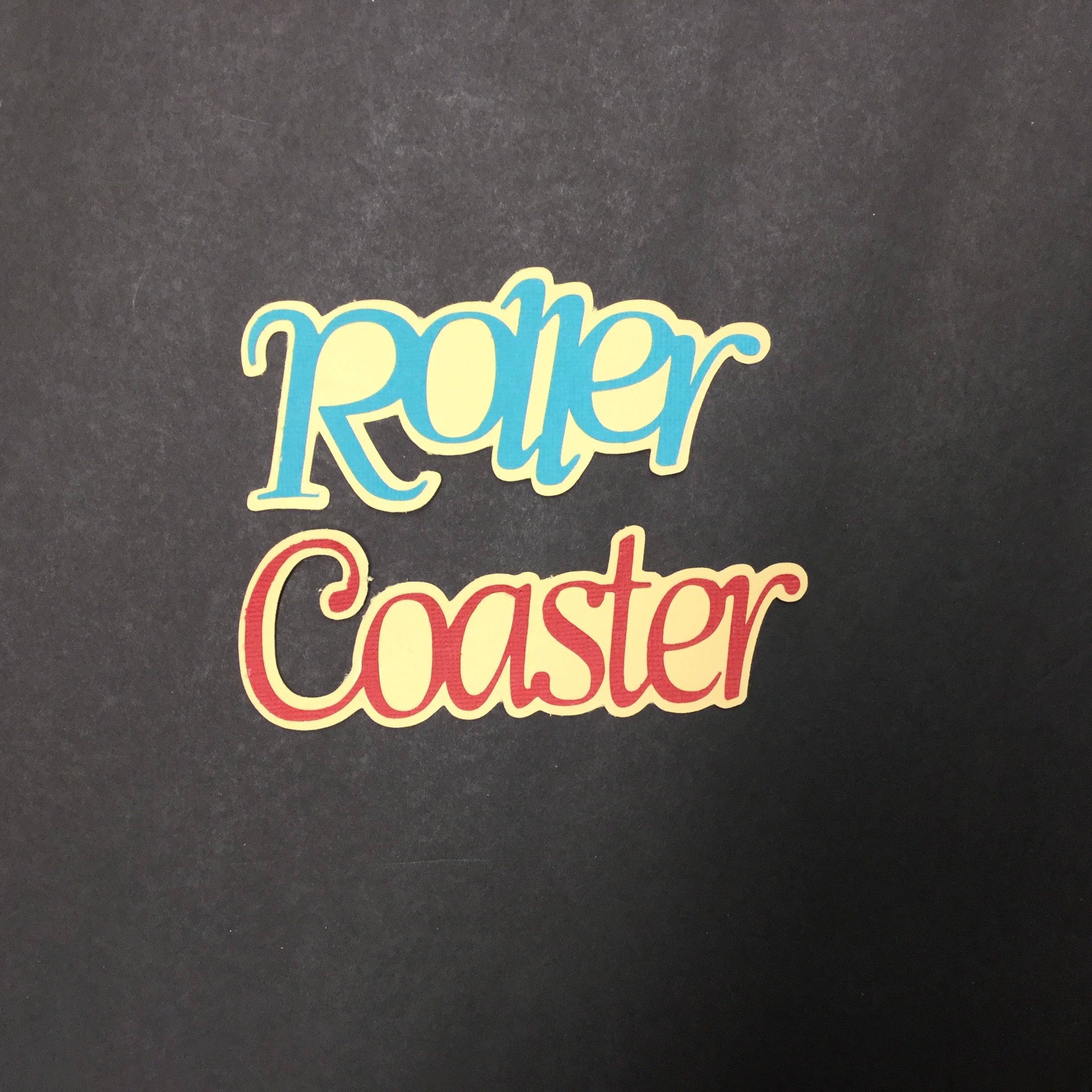 ROLLER COASTER Carnival Custom Scrapbook Die Cuts Scrapbooksrus