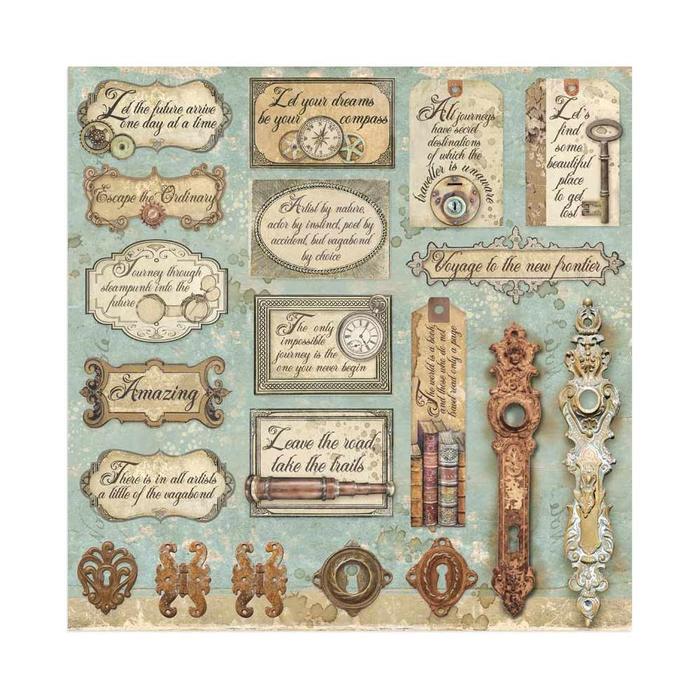 Stamperia LADY VAGABOND 12"X12" Paper Pad