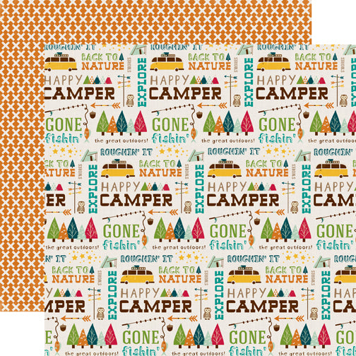 Echo Park HAPPY CAMPER 12”x12” 13pc COLLECTION KIT Scrapbooksrus