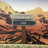 HIKING SIGN POST Forest Lake Mountain Waterfall Canyon Die Cuts Scrapbooksrus