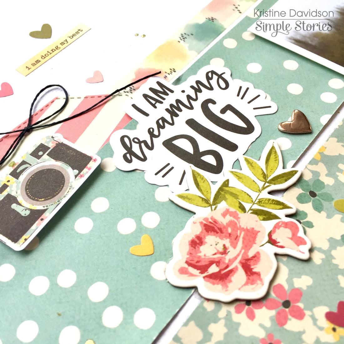 Simple Stories I AM 12"X12" Banner Cardstock Sticker Sheet Scrapbooksrus