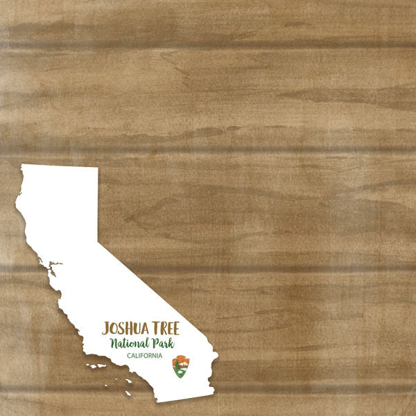 JOSHUA TREE National Park Watercolor 12"X12" Scrapbook Paper Scrapbooksrus