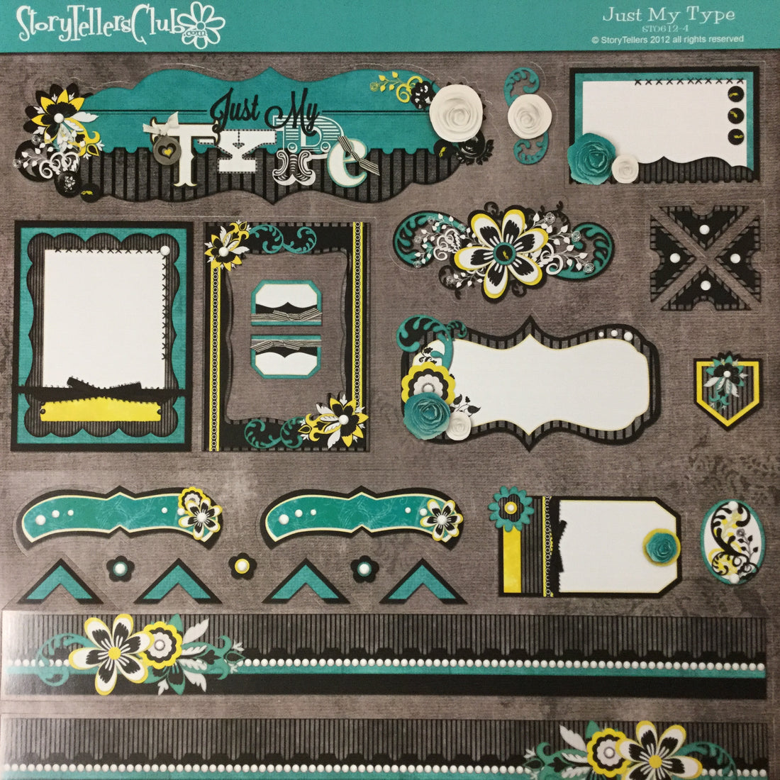 StoryTellers JUST MYTYPE DIECUTS 12"X12" Scrapbooksrus