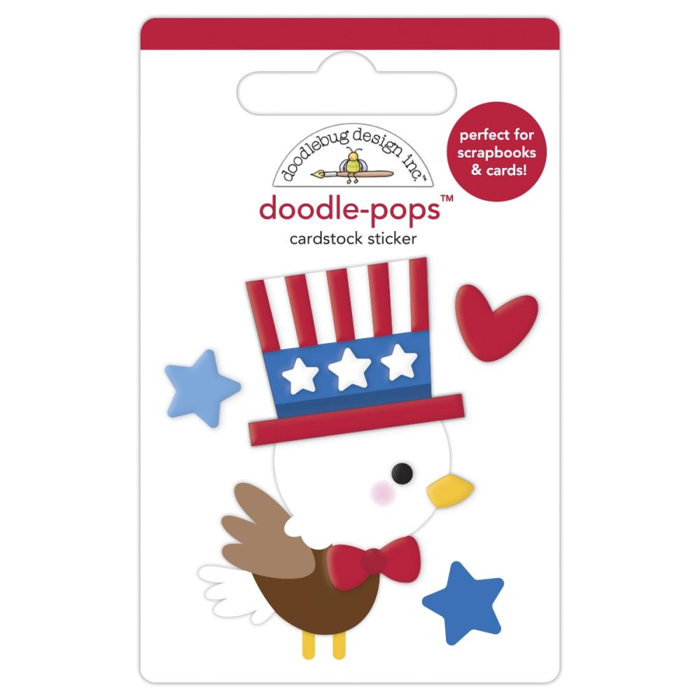 Doodlebug SAMMY Doodle-Pops 3D Stickers Scrapbooksrus
