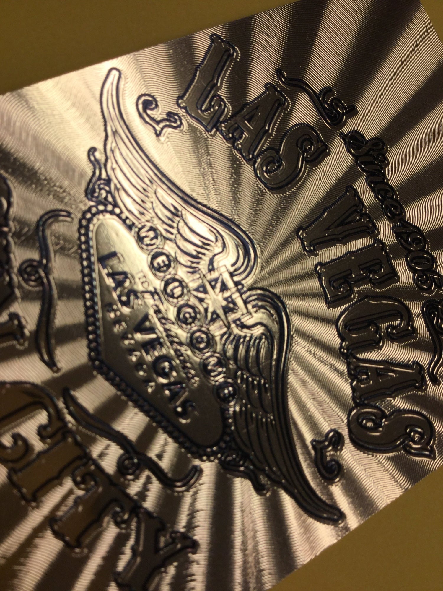 Las Vegas Gold SIN CITY ATC Playing Cards Embellishment Scrapbooksrus