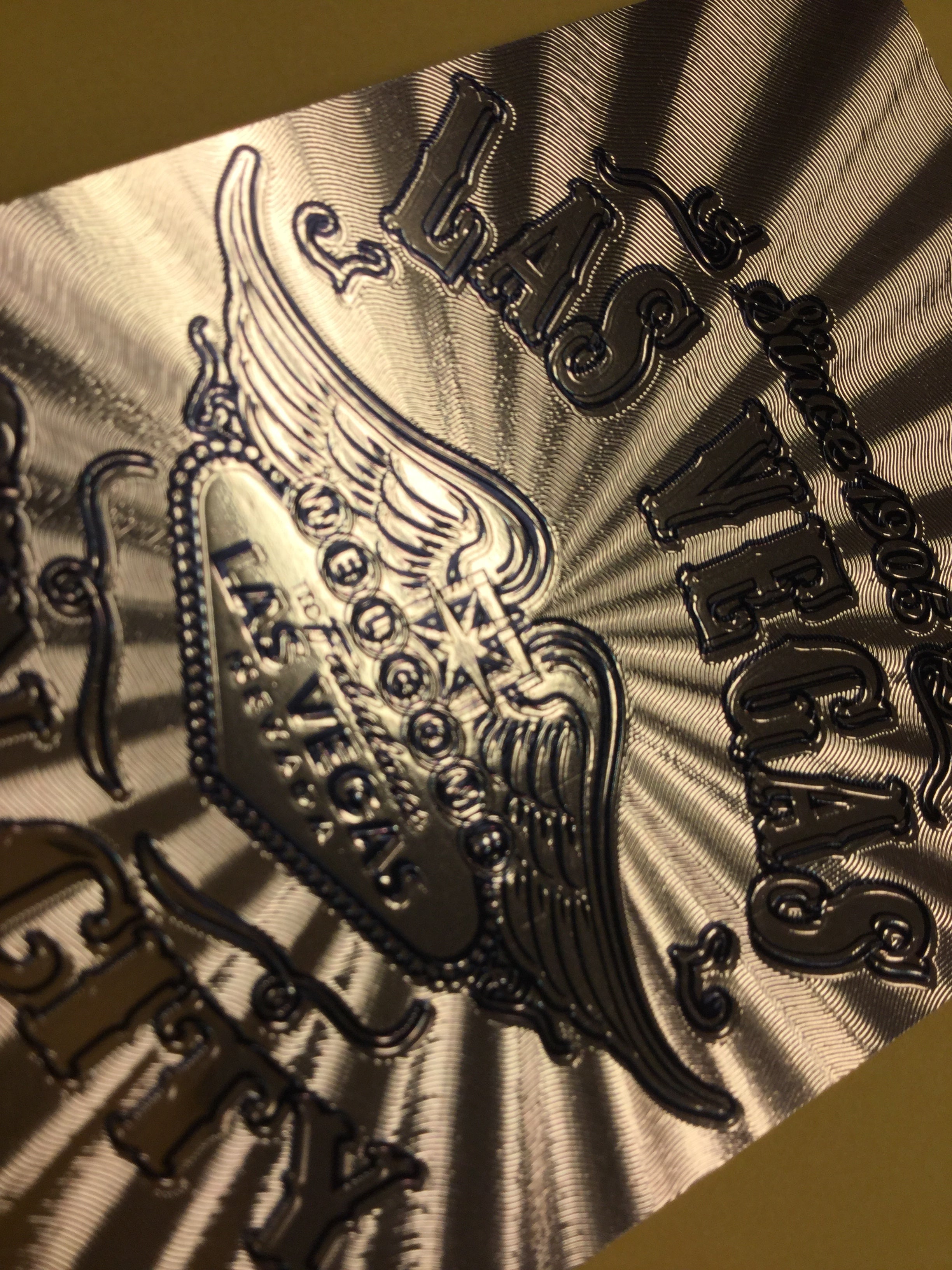 Las Vegas Gold SIN CITY ATC Playing Cards Embellishment Scrapbooksrus