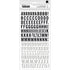 American Crafts Thickers TUXEDOS & TIARAS Glitter Foam Letter Stickers Scrapbooksrus