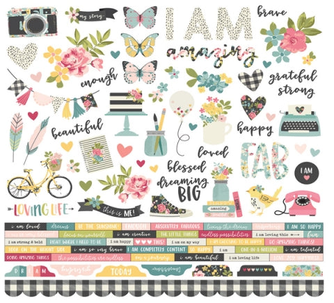 SIMPLE STORIES The Little Things Cardstock Stickers
