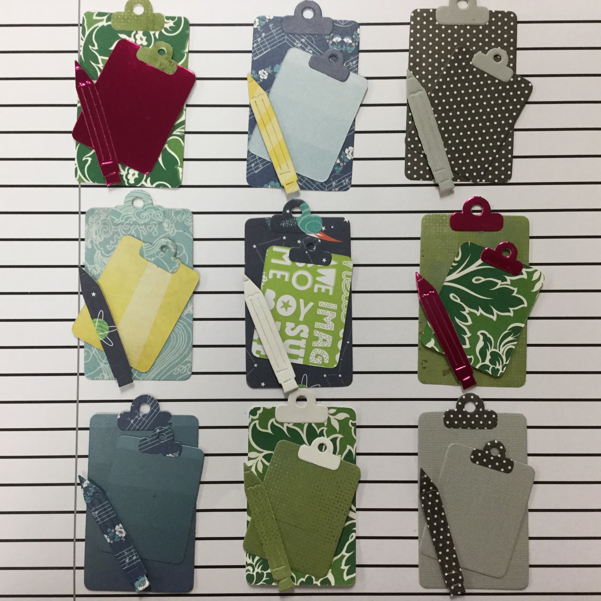CLIPBOARD Custom Scrapbook Die Cut Set Scrapbooksrus