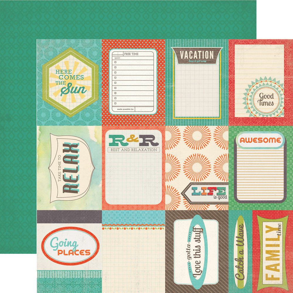 Echo Park  12"x12" WALKING ON SUNSHINE 13pc COLLECTION KIT Scrapbooksrus