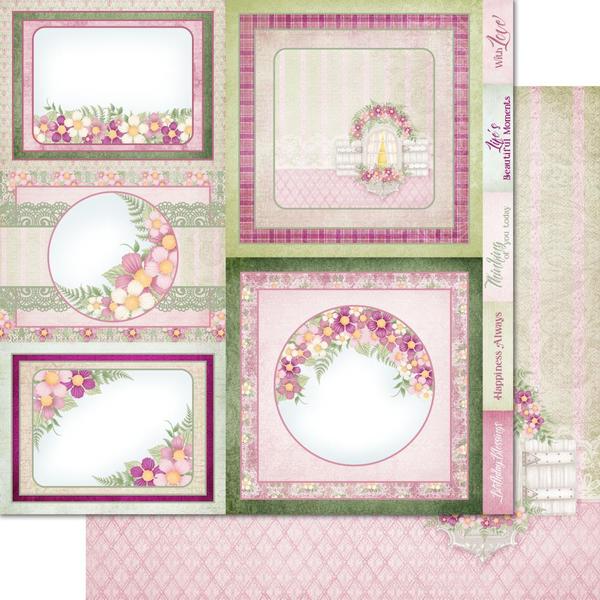 Heartfelt Creations WILD ROSE COLLECTION 12"X12" Paper Pad Scrapbooksrus