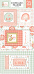 Echo Park 6"x12" IT’S A GIRL Chipboard Frames 13pc Scrapbooksrus