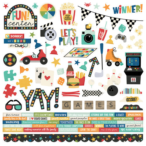 Simple Stories FAMILY FUN 12"X12" Collection Kit Scrapbooksrus