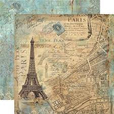 Stamperia AROUND THE WORLD 12"X12" Travel Paper Pad