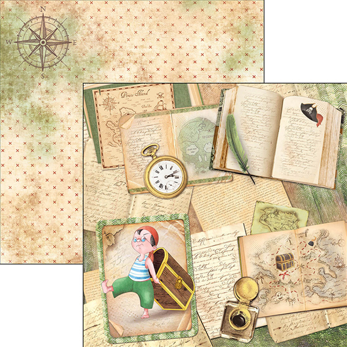 Ciao Bella NEVERLAND Paper Pad 12 Sheets Scrapbooksrus