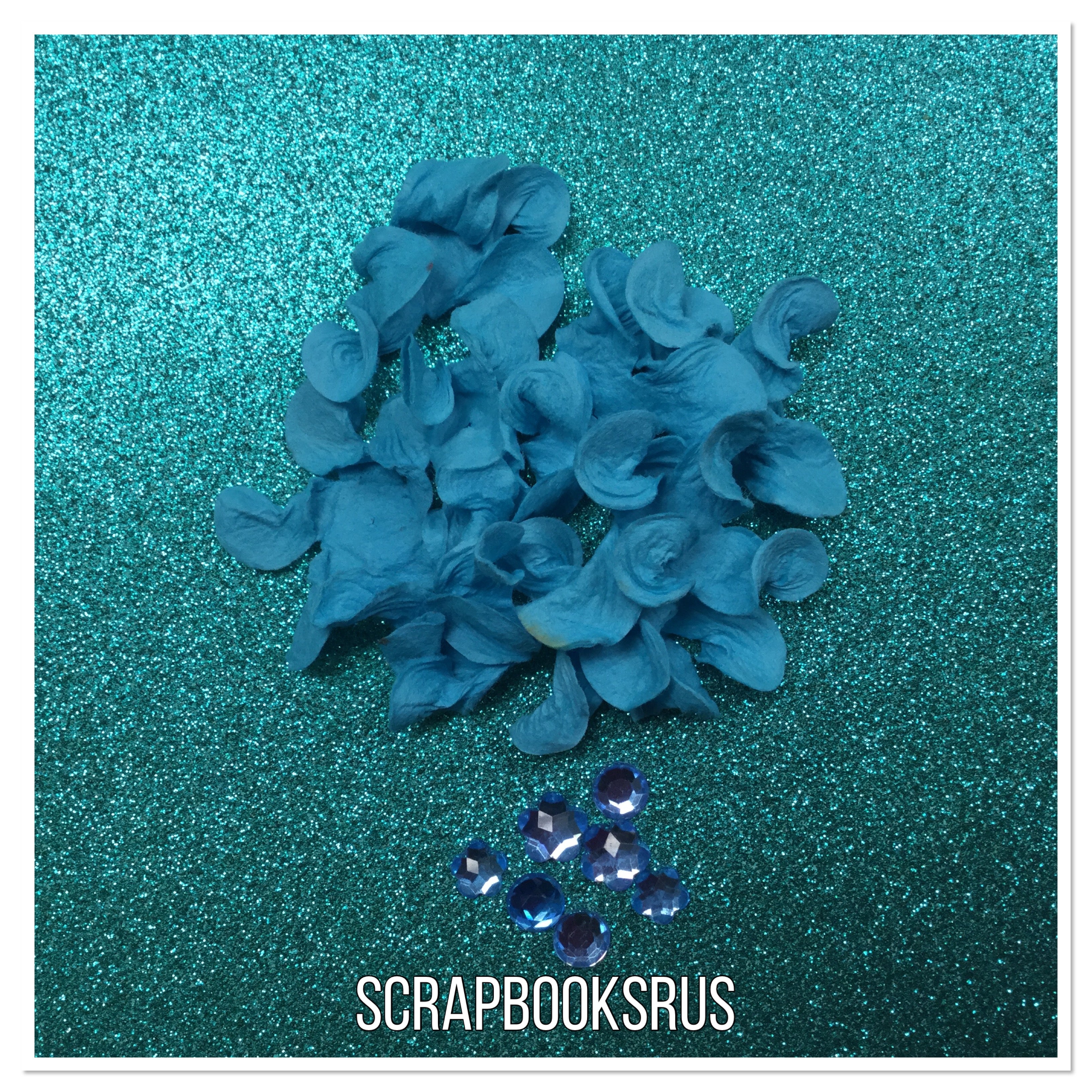 Flowere Brads and Bling 16pc Scrapbooksrus