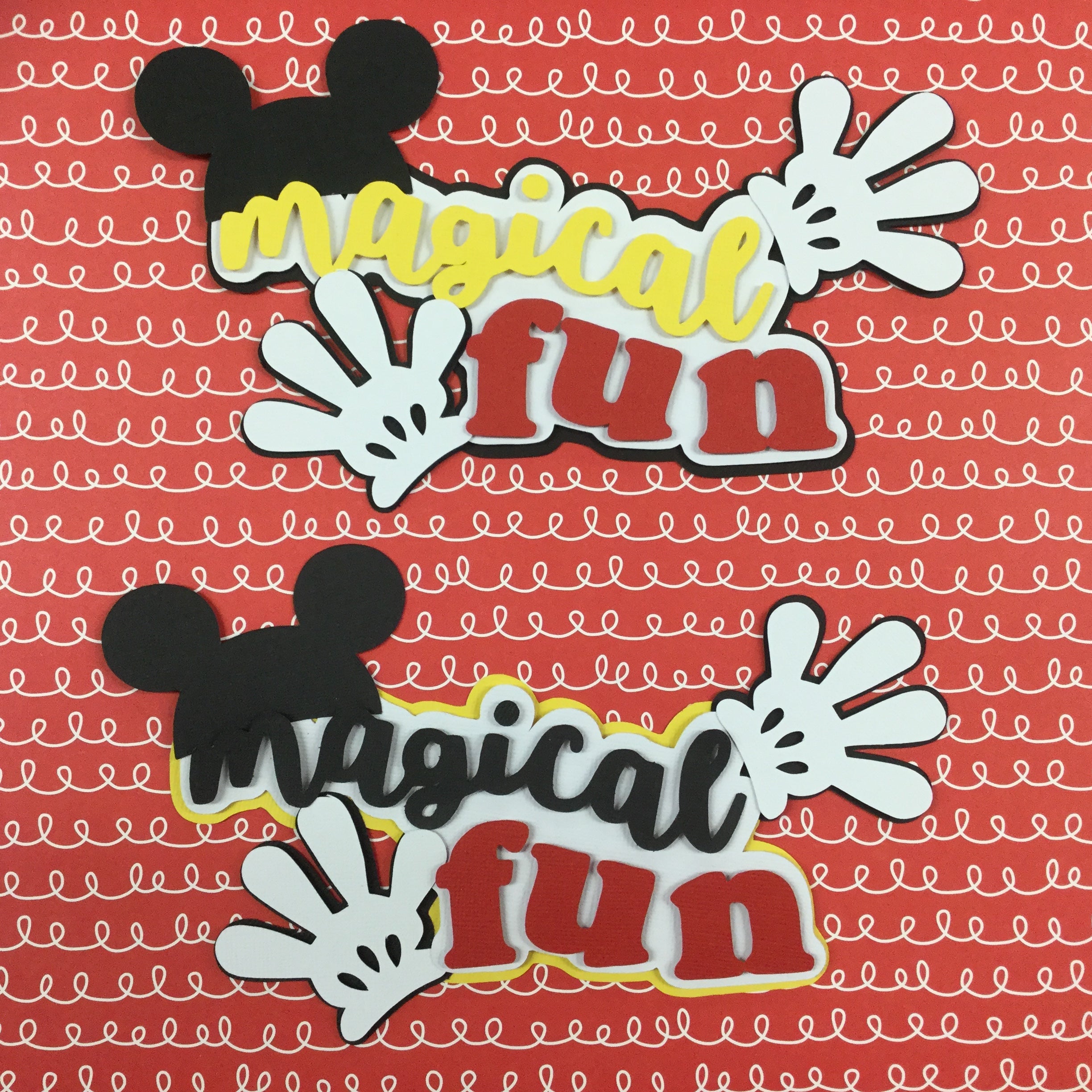 MAGICAL FUN Custom Die Cut Scrapbooksrus