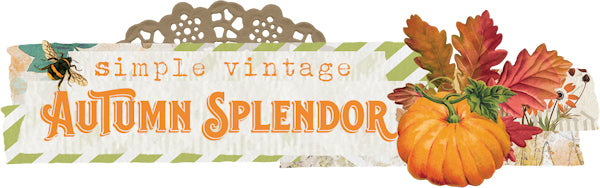 Simple Stories Simple Vintage AUTUMN SPLENDOR 12x12 Scrapbook Paper Scrapbooksrus