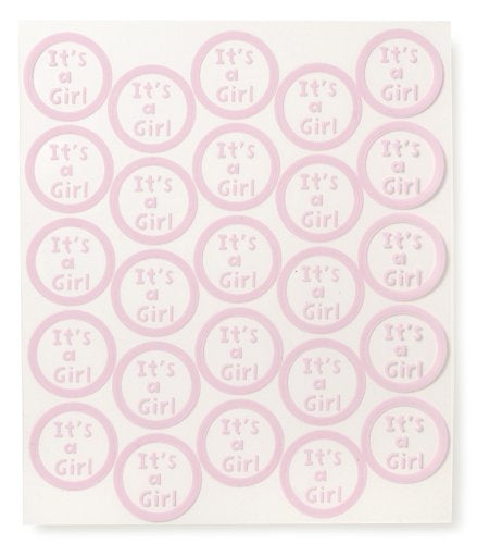 Darice Baby Favorites IT’S A GIRL 4"x7" Scrapbook Stickers 50pc