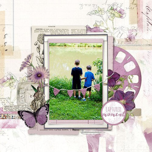 Moxxie CURVE BALL SOFTBALL 12"X12" Scrapbook Kit Scrapbooksrus