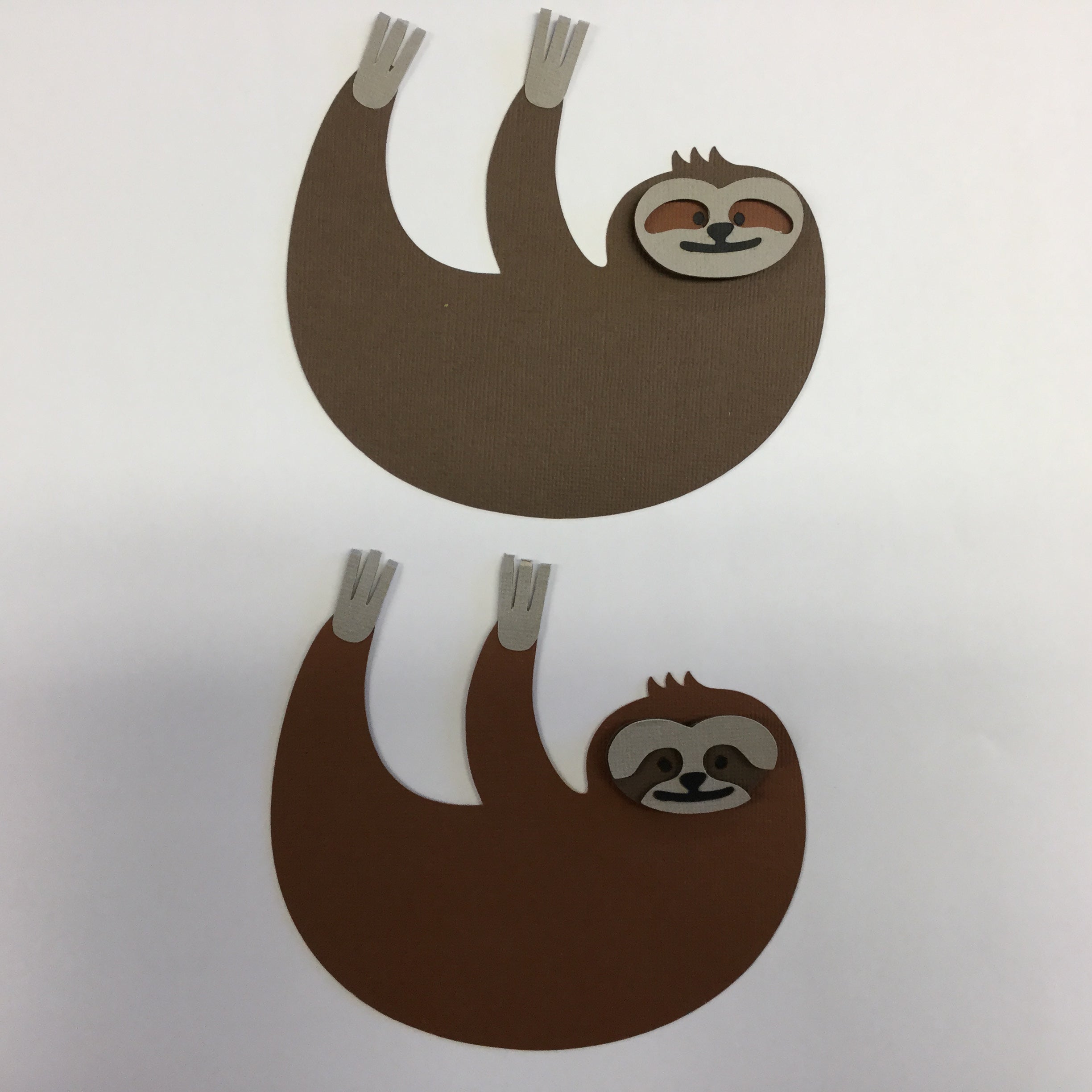 SLOTH Zoo Animal Die Cut Embellishment Scrapbooksrus
