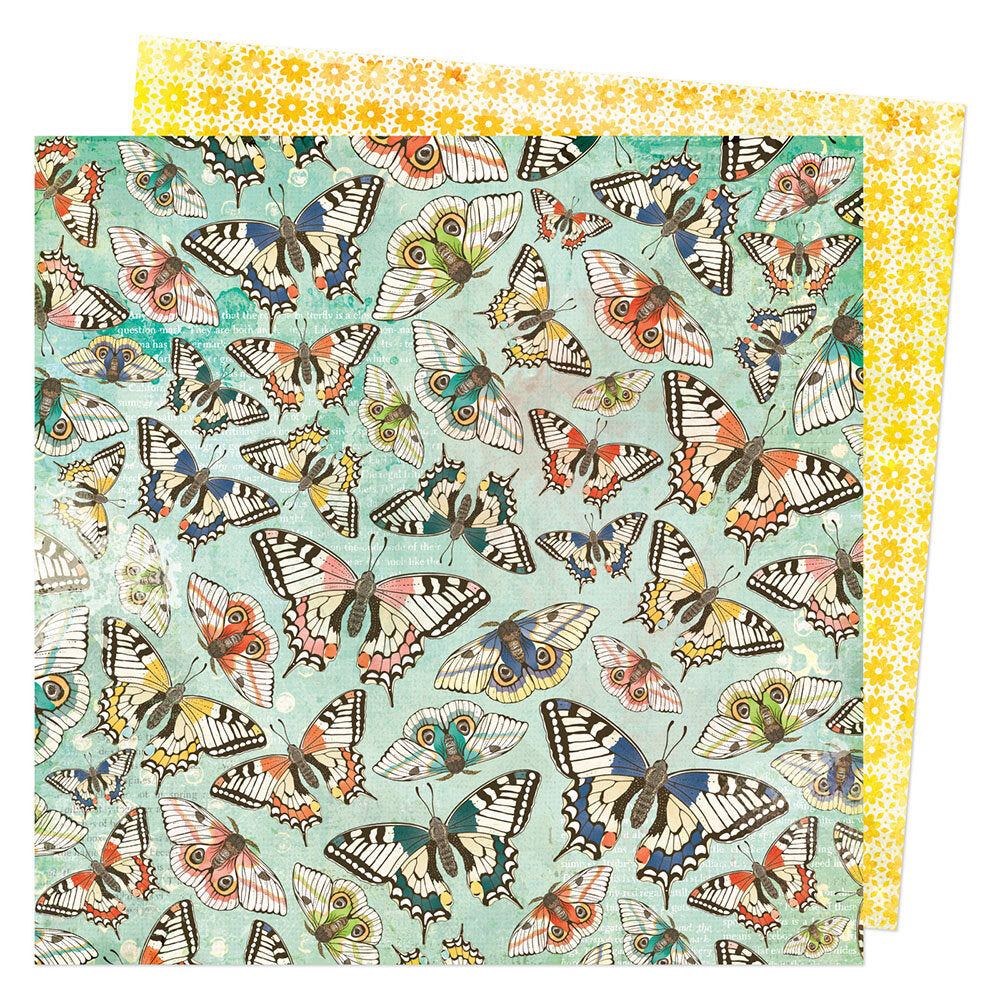 American Crafts Vicki Boutin FERNWOOD 12"X12" Paper Pad 24 Sheets Scrapbooksrus