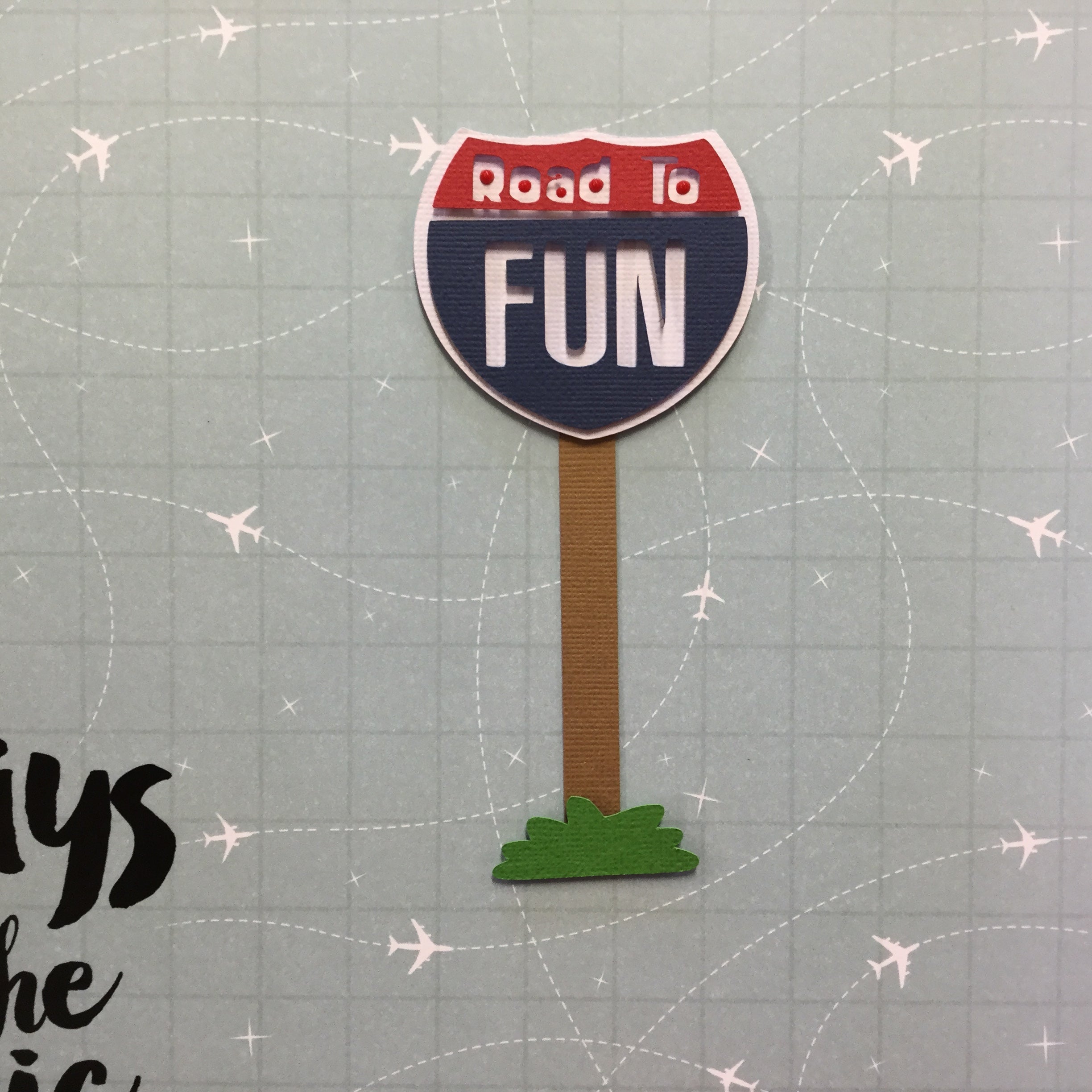ROAD TO FUN Travel Die Cuts Scrapbooksrus