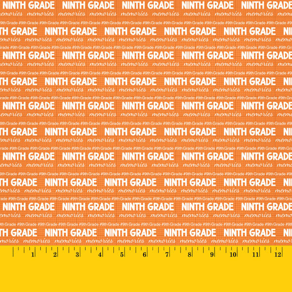 9th GRADE RULER DS 12"X12" Paper Scrapbooksrus