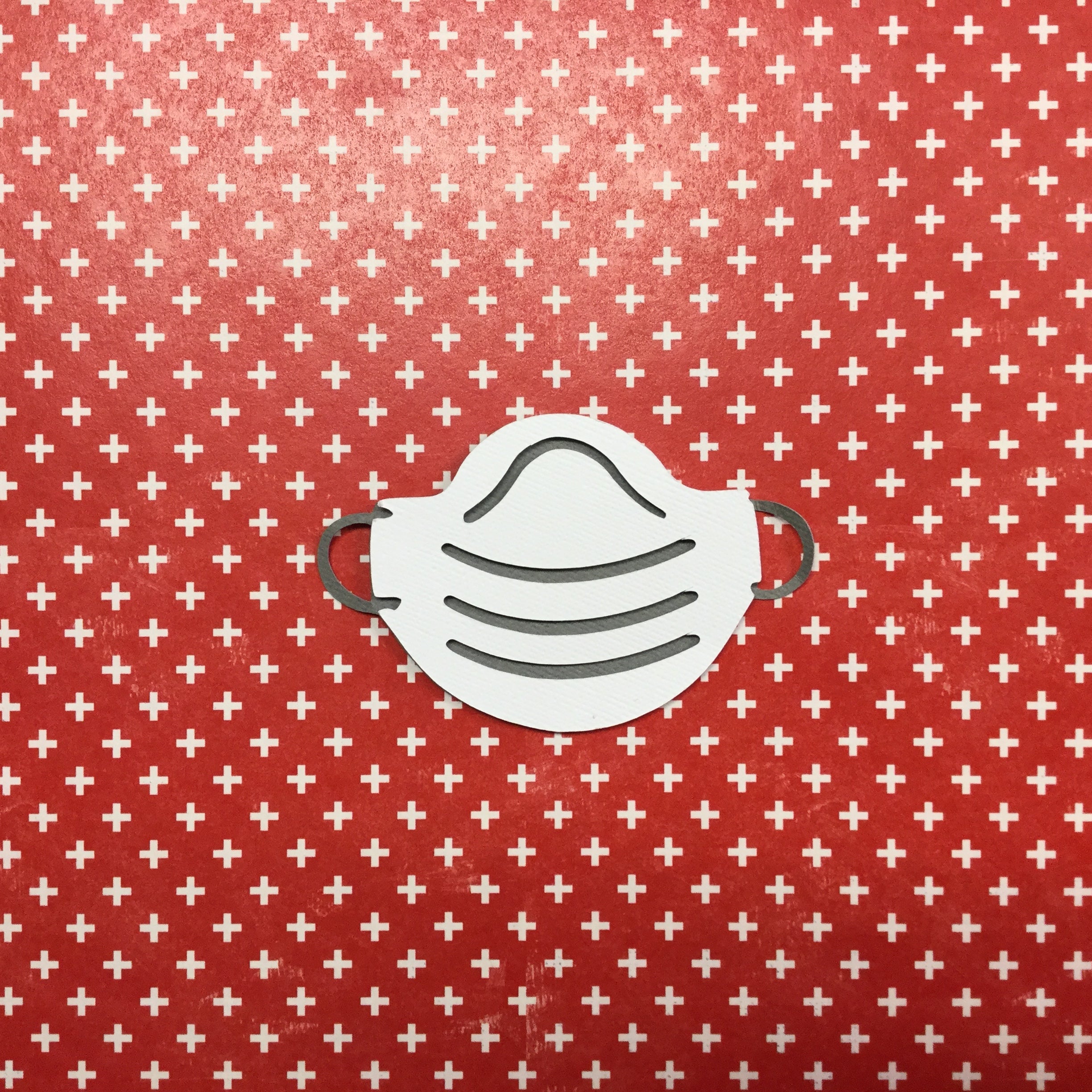 Corona Covid-19 Quarantine Scrapbook DieCuts FACE MASK Scrapbooksrus