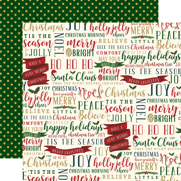 Echo Park  12"x12" TWAS THE NIGHT BEFORE CHRISTMAS  13pc COLLECTION KIT Scrapbooksrus