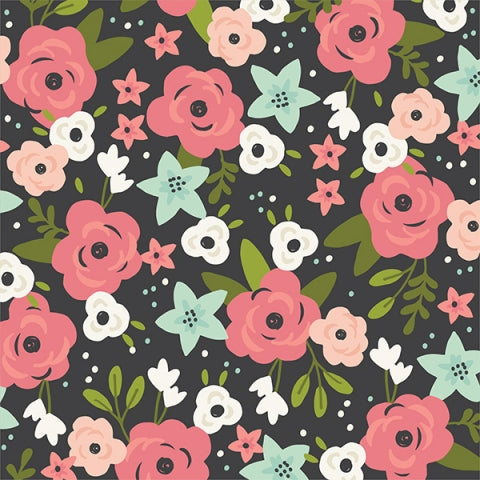 Simple Stories Bloom TODAY’S THE DAY 12x12” Scrapbook Paper Scrapbooksrus