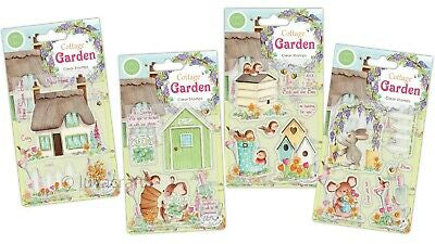 Craft Consortium COTTAGE GARDEN Clear Stamps Scrapbooksrus