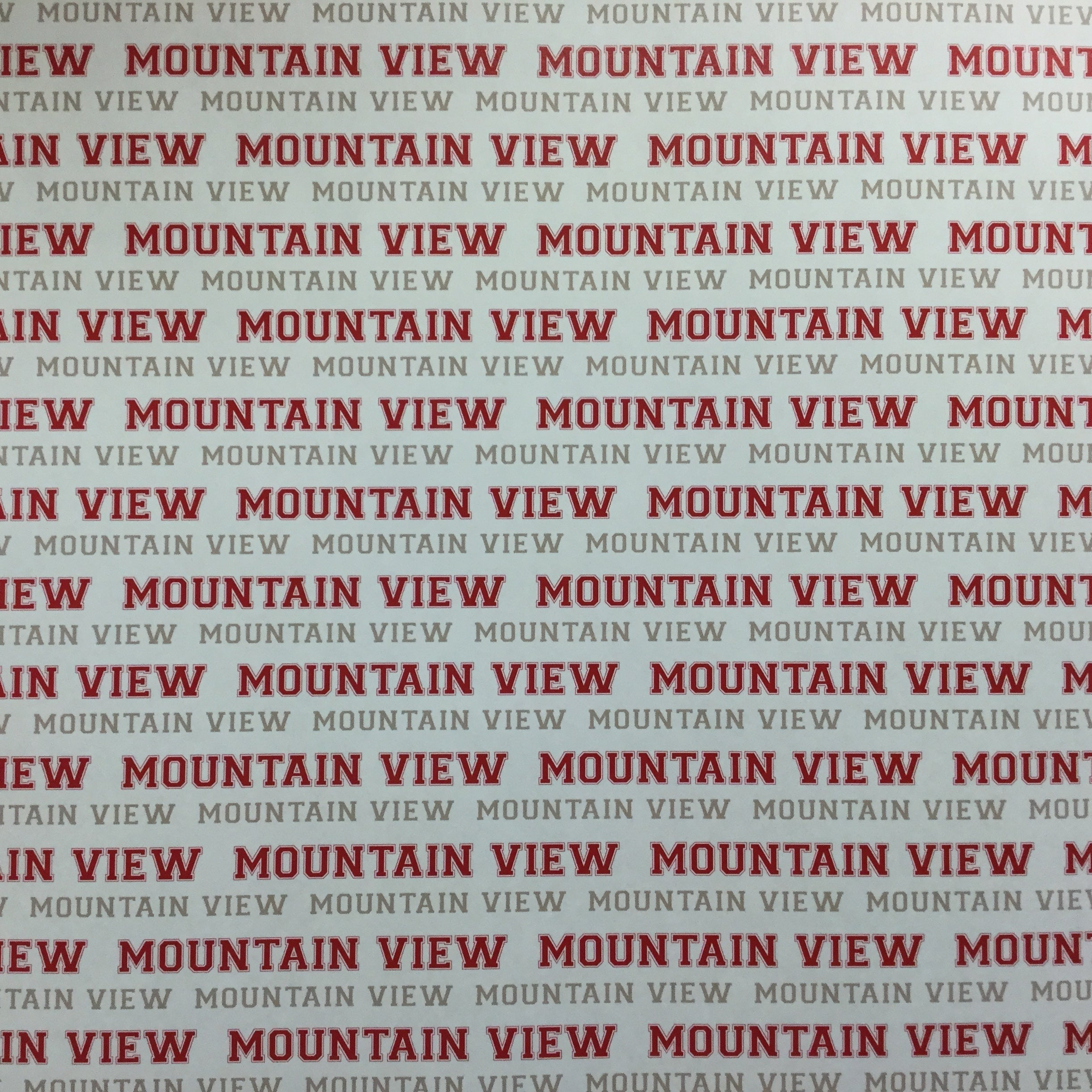 MOUNTAIN VIEW BASEBALL Pride Kit 12"X12" Scrapbook Paper