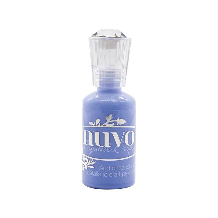 Nuvo Crystal Drops BERRY BLUE 3D Gloss Enamel Dots 1oz Scrapbooksrus