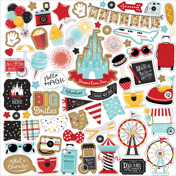 Echo Park  12"x12" REMEMBER THE MAGIC 13pc COLLECTION KIT Scrapbooksrus