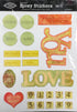 Prima IOD 8.5”x11” Epoxy Stickers 23pc Scrapbooksrus