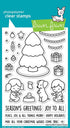 Lawn Fawn JOY TO ALL Clear Stamps 29pc Scrapbooksrus