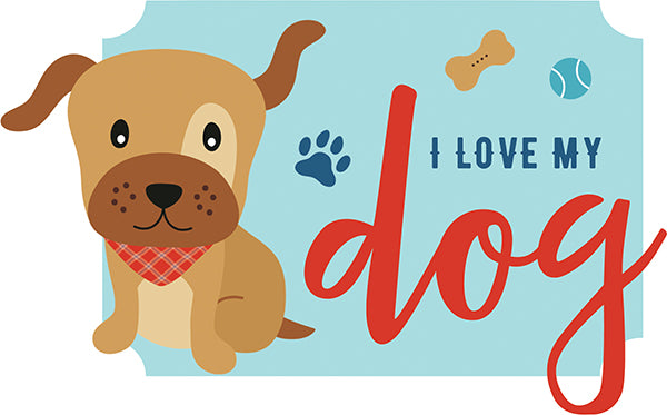 Echo Park 12"x12" I LOVE MY DOG 13pc COLLECTION KIT Scrapbooksrus